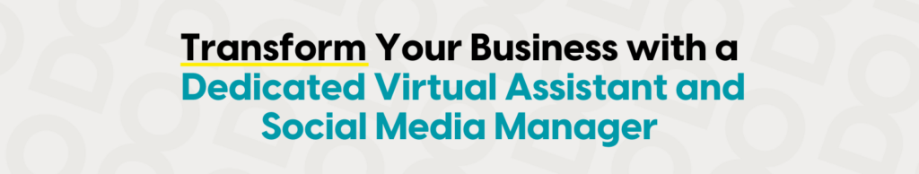 virtual assistant and social media manager